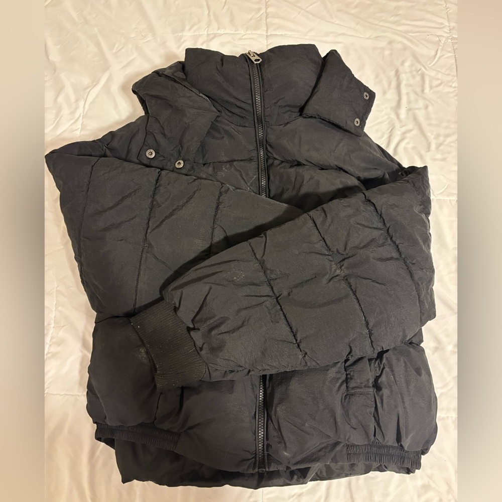 Black Lucky Puffer Jacket